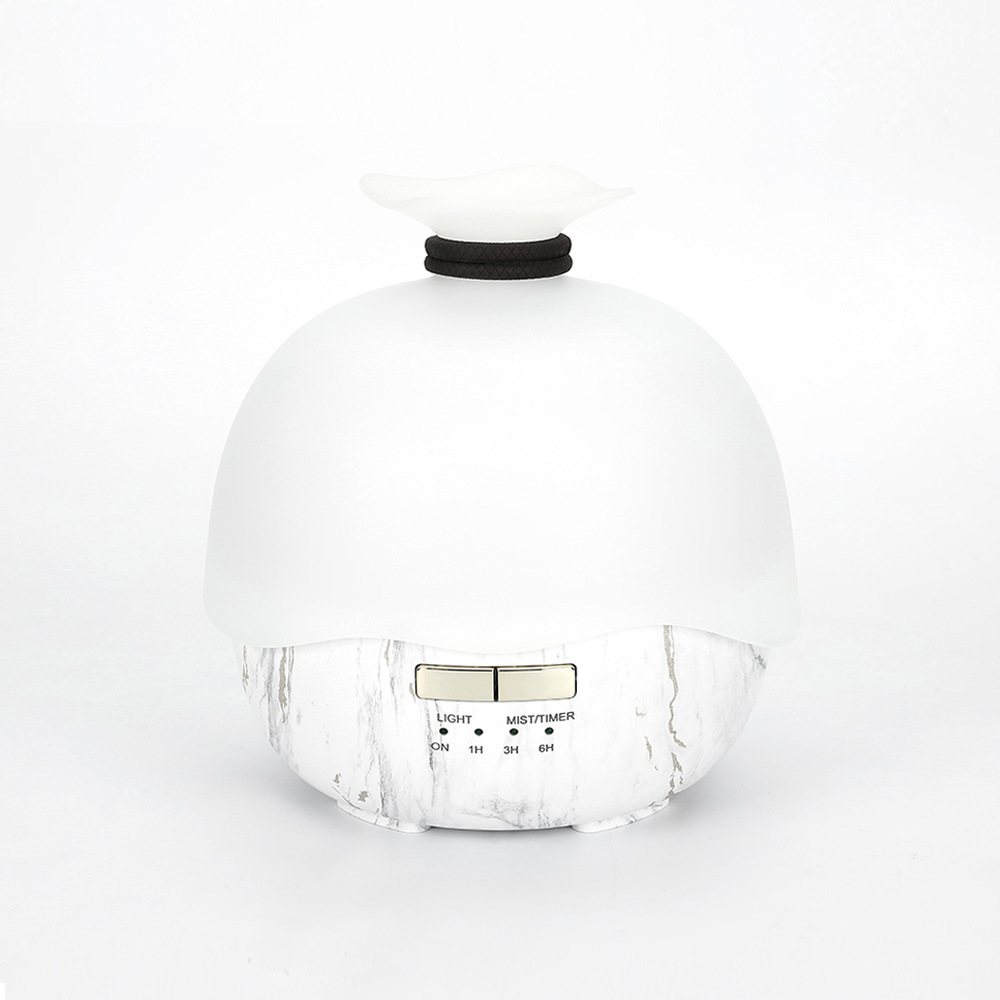 跨境新品400ML樂韻香薰機(jī)家用木紋擴(kuò)香機(jī)精油超聲波香薰燈