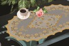 Factory Direct Sell PVC Perm Oval Camellia Cushion Flower Pot Lace Hollow Meal Cushion Cushion Perm Perm