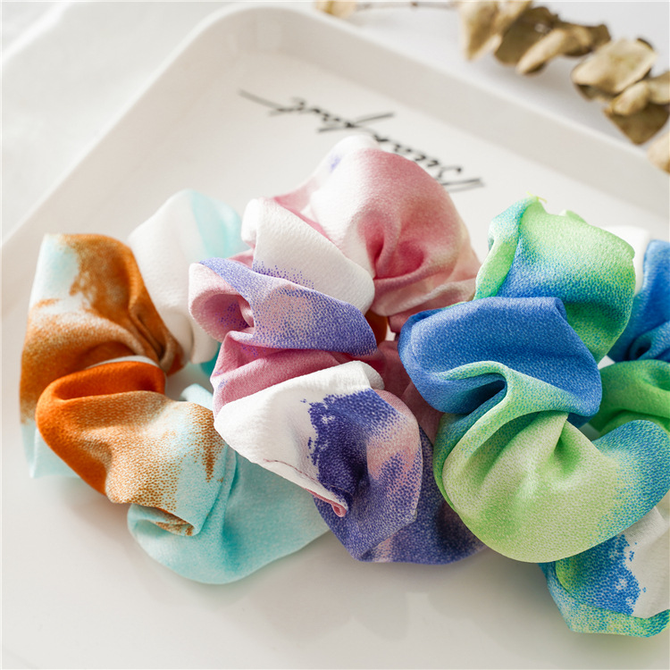 Fashion Multicolor Cloth Printing Hair Tie 1 Piece display picture 3