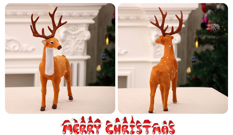 Christmas Fashion Deer Plastic Party Decorative Props 1 Piece display picture 2