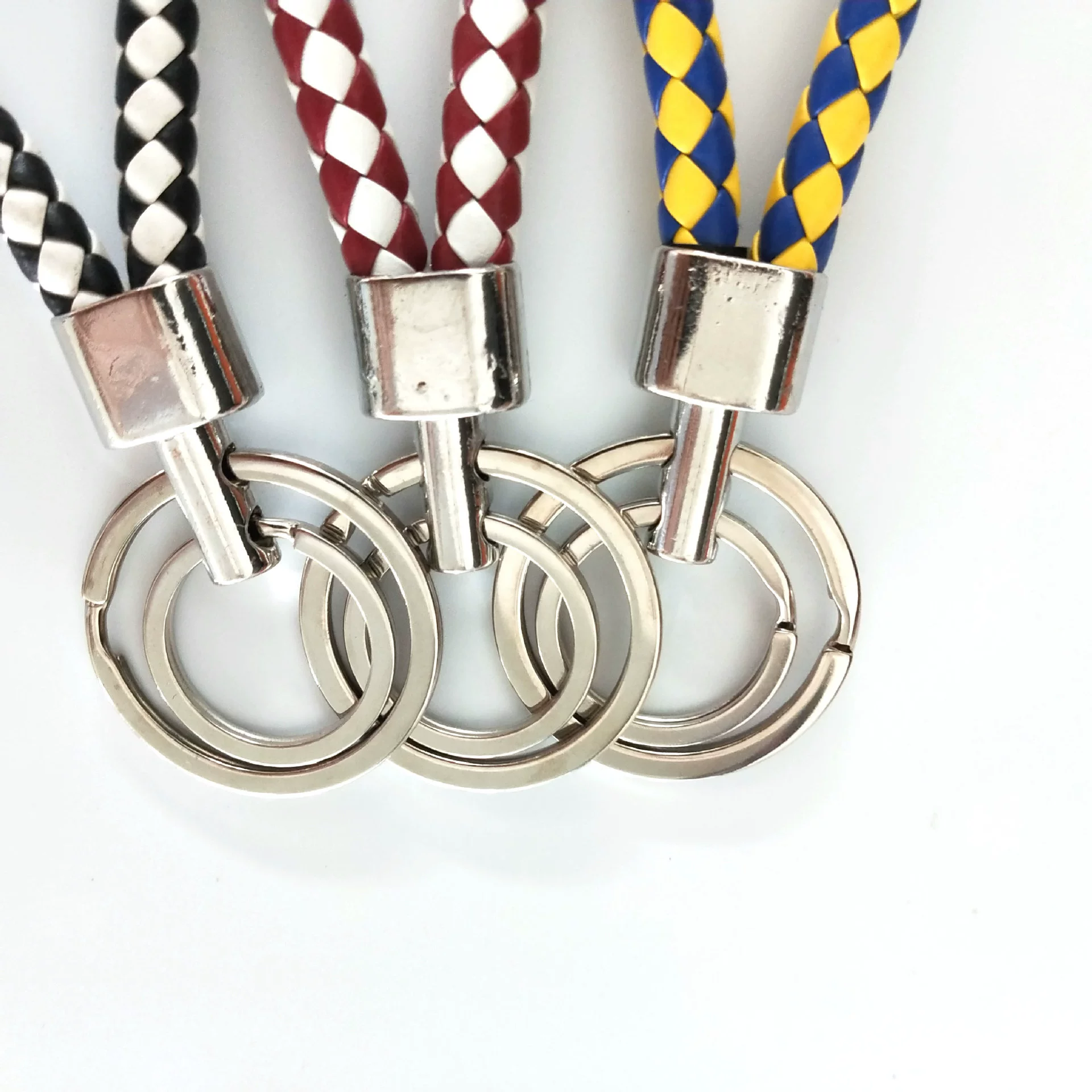 Woven keychain, polyurethane bag, pendant
