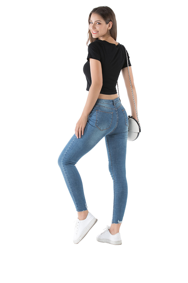 women s stretch washed slim jeans NSSY9172