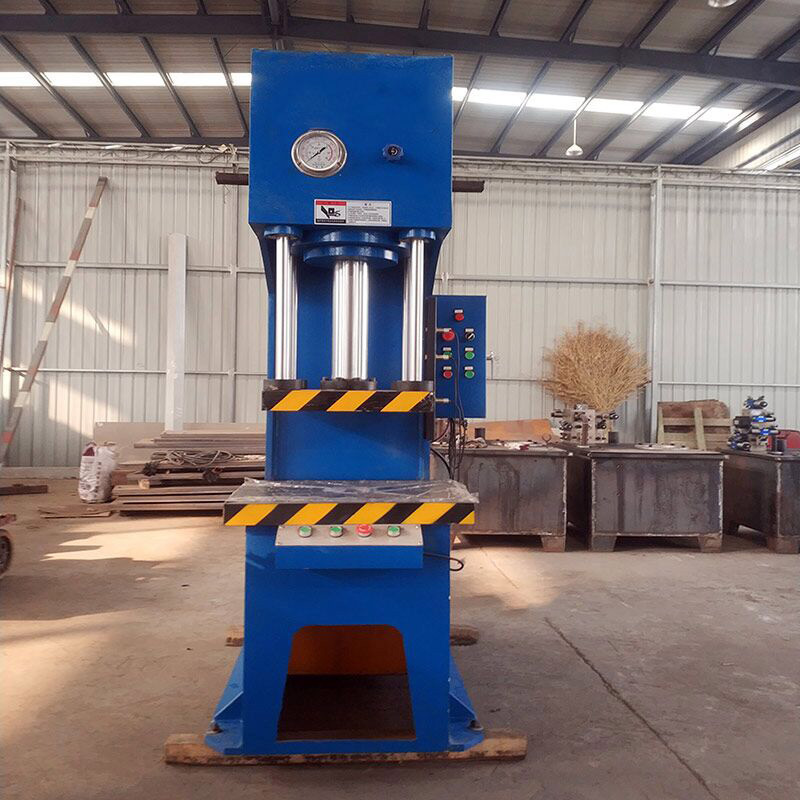 按需定制60吨单臂液压机小型单柱成型油压机手动金属定型压力机