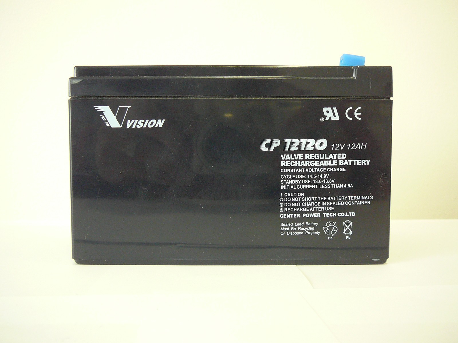 全新VISION CP12120 12V12AH应急电源 UPS电源 S-VDR用蓄电池