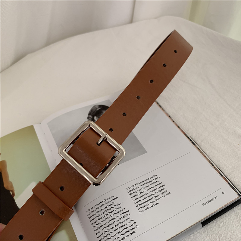 New Korean Fashion Square Belts display picture 12