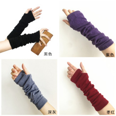 韓版夏季晴綸薄純色防曬手套護臂忍者帥氣防紫外線空調房保暖袖子