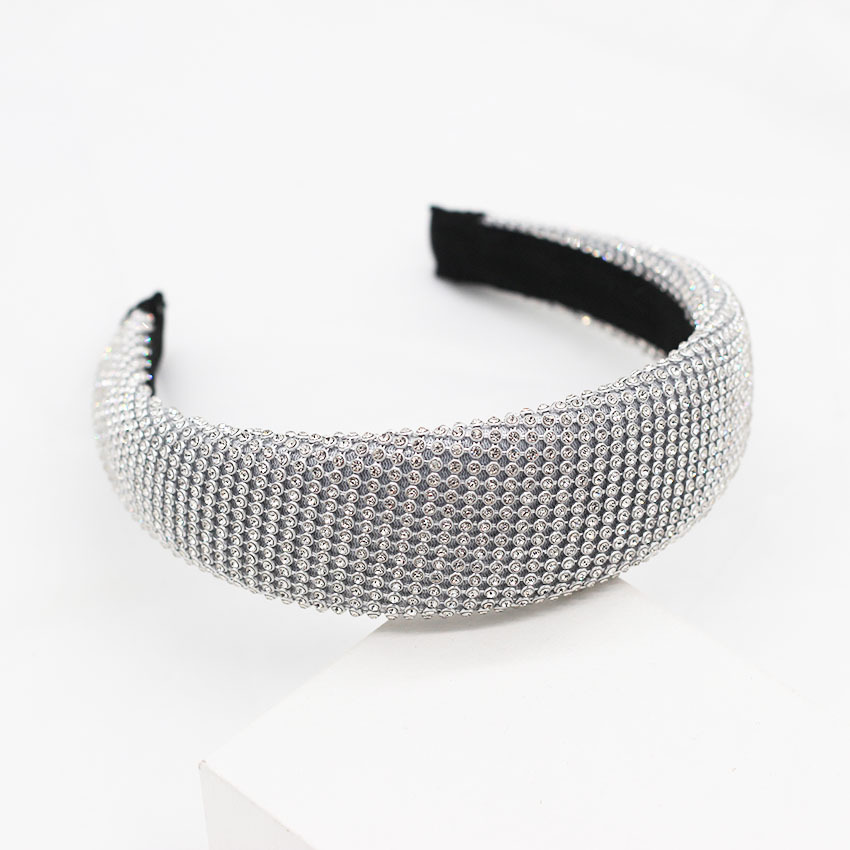 New European And American Baroque Full Diamond Three-color Wild Temperament Headband display picture 6