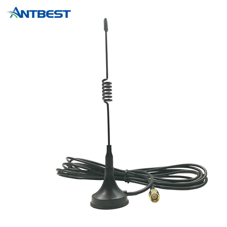 厂家直销410/433/470MHZ 无线抄表 对讲机天线SMA接头小吸盘天线