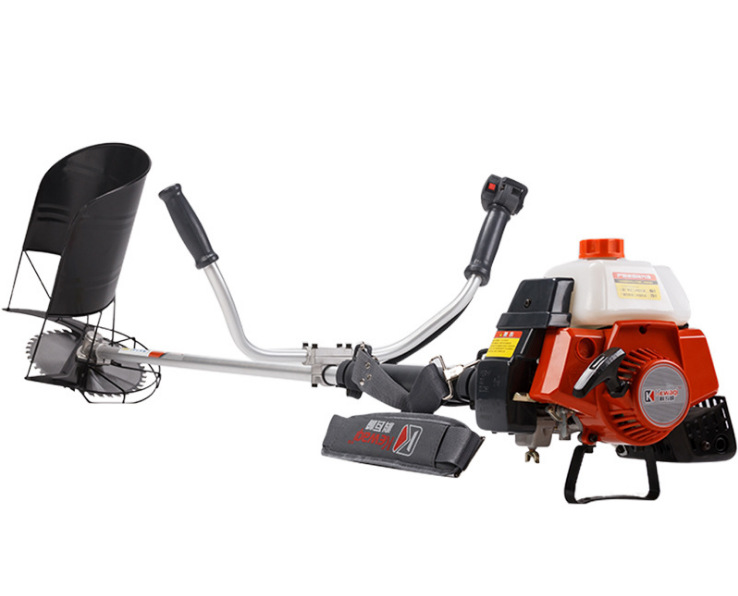 收割机 二冲程汽油机 科瓦崎CG411斜挂式灌机打草机 侧挂式割草机
