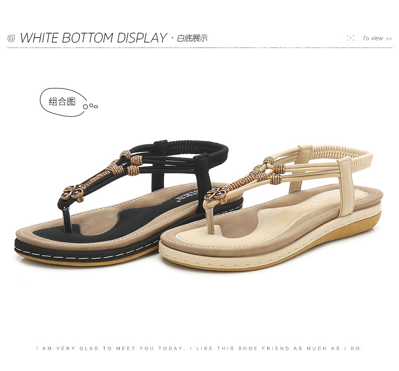 Cross-border supply 2025 new style sandal for women, thick-soled cake, large-sized women's sandal, fashionable Roman style, 36-43 undefined