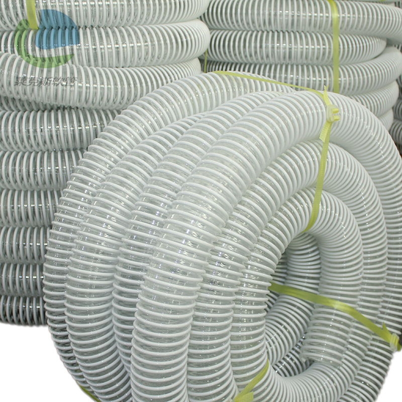工厂直销PVC塑筋软管 塑筋螺旋增强软管 塑筋缠绕软管