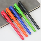 Простая матовая черная ручка-роллер, с печатью вашего логотипа, подарок на день рождения