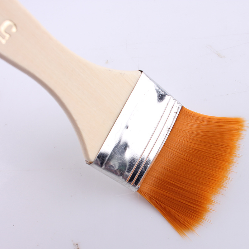 Cepillo de pintura al óleo de lana de nylon gouache pincel de pintura de acuarela arte acrílico pintura de pared pincel pintado a mano cepillo de fila bricolaje