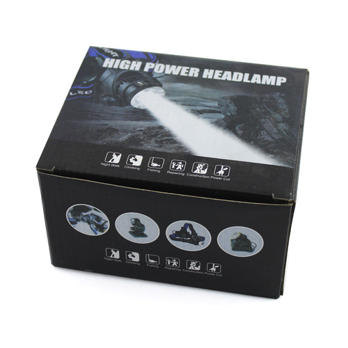 Cross-border USB induction head-mounted t6 strong light rechargeable headlight led zoom outdoor mountaineering night fishing light wholesale
