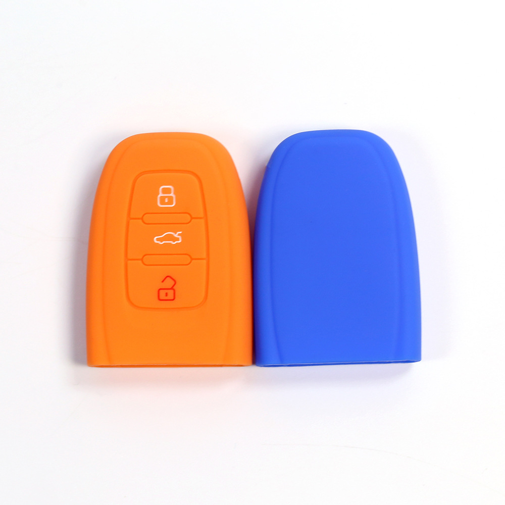 For Audi A6L RS6 RS7 silicone key case R8 S8 key case RS5S4 remote control case Silica ge