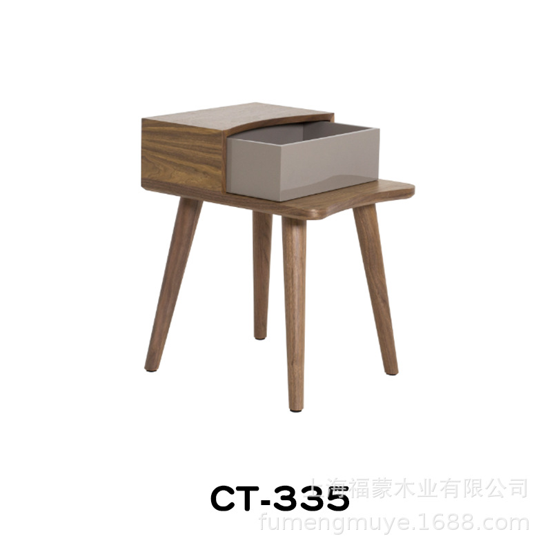 Nordic Simple Modern Paint Corner Several Rounds With Drawer Storage Small Coffee Table Grey Bedside Table Light Luxury Zoppah Com Zoppah Online