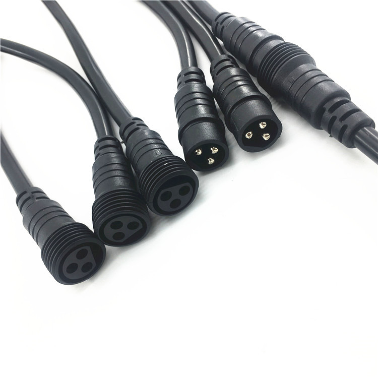 供应 车载监控摄像头航空线 延长插头 3芯公母接头