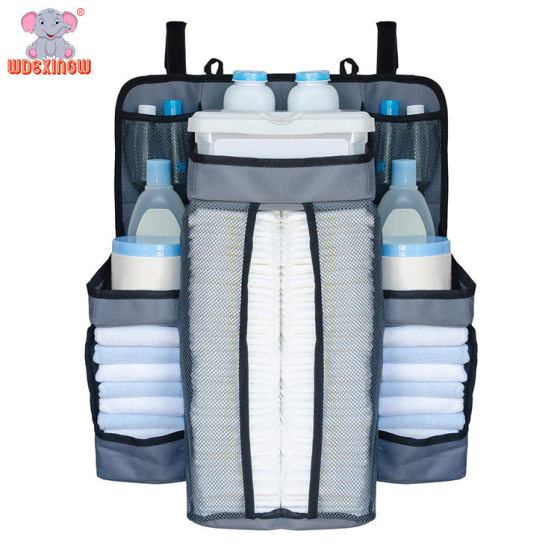 Baby Bedside Storage Bag Baby Bedside Storage Bag Baby Bed Hanging Bag Storage Bag Baby Supplies Diaper Bag