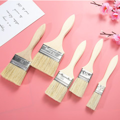 Factory direct supply of multi-specification wooden handle paint brushes, imitation pig bristle brushes, multi-purpose brushes, barbecue brushes, wooden handle brushes