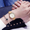 Trend universal fresh brand watch, for secondary school, Korean style, simple and elegant design