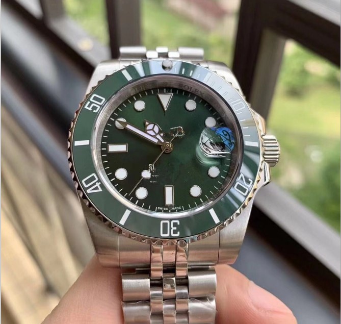 Watch manufacturers green water ghost bl...