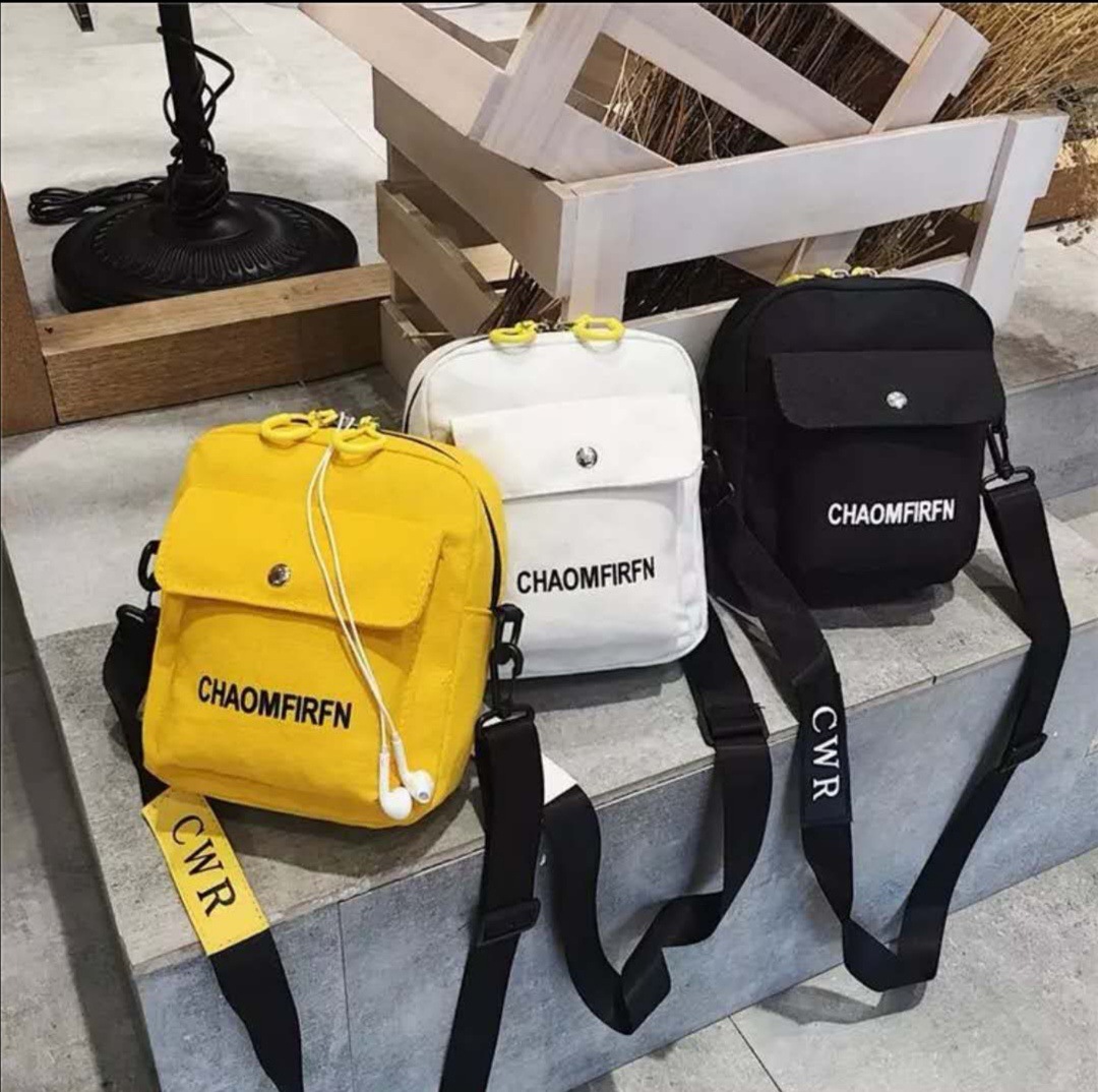 2019 new canvas small bag Korean version...