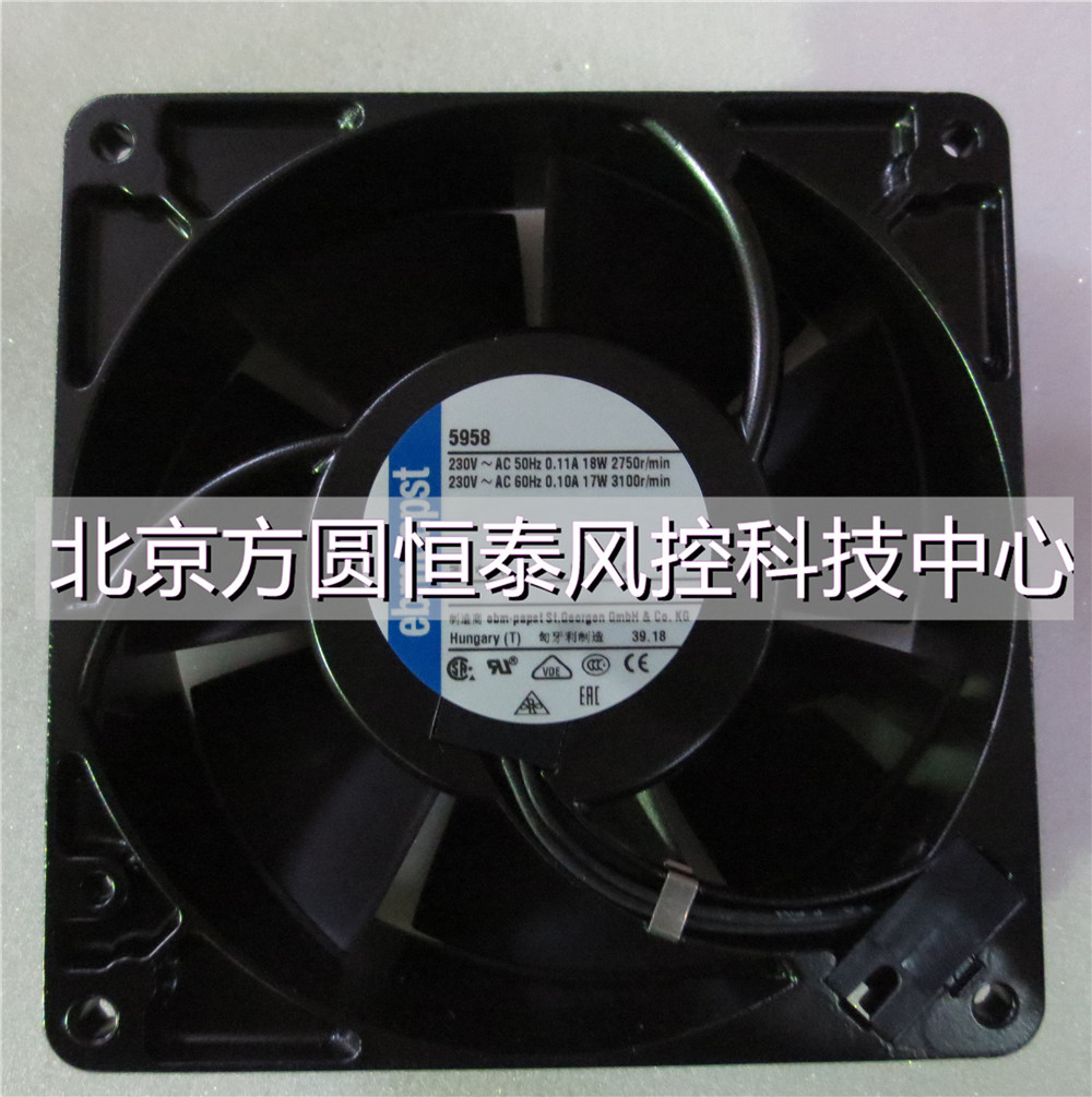 5950/5958 230V 18/17W  德国ebmpapst12738风扇 W2K121系列风机