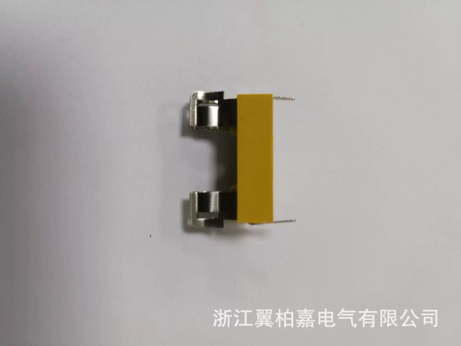 5*20黄 保险座，玻璃管保险丝座，适合5*20保险管