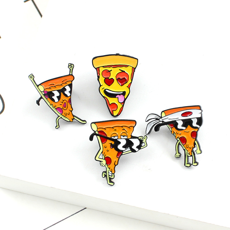 6g Weight Funny Pin Cartoon Saturday Emoji Face Alloy Enamel Unisex Brooches