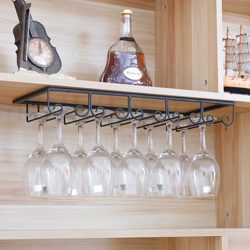 Cross-border exclusive wine glass rack Nordic iron art barware cup hanger wholesale creative inverted wine goblet rack