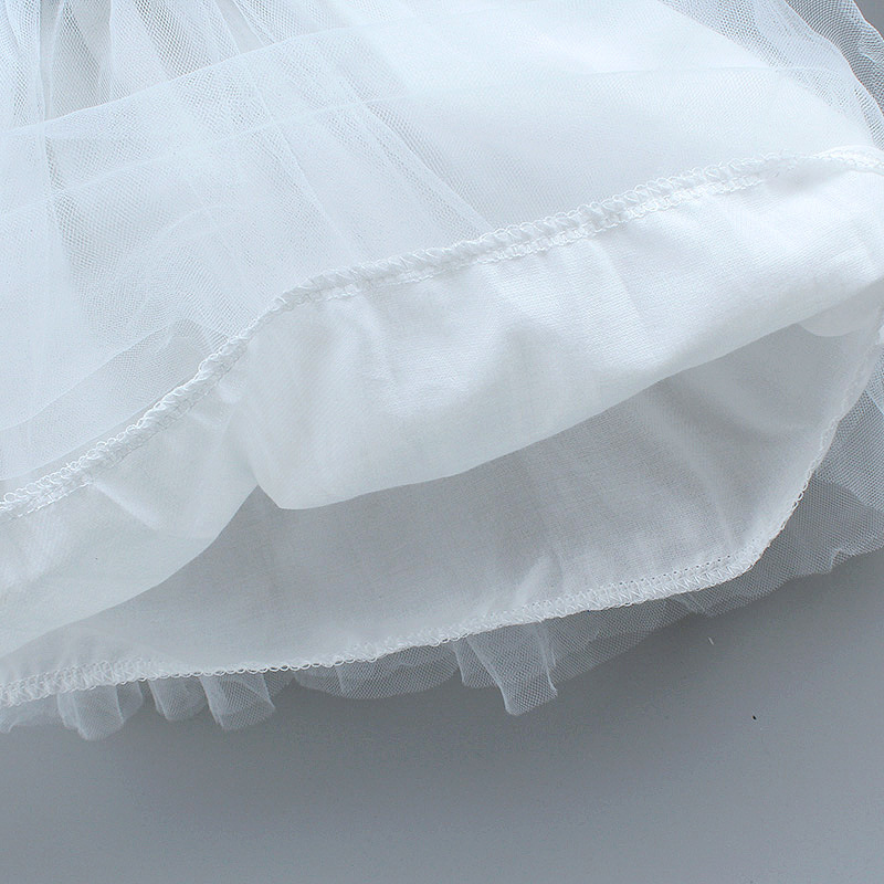 Denim Mesh Princess Dress
