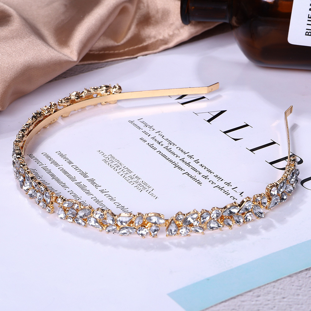 Alloy Diamonds Sens Headband Jewelry Accessories Trend Hair Accessories Wholesale display picture 7