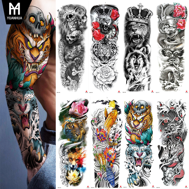 Whole arm tattoo stickers manufacturers...