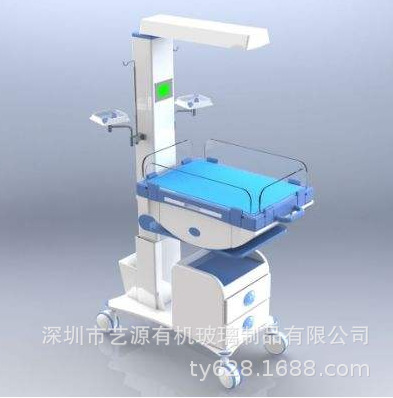 深圳厂 14年专业制作亚克力保育床 婴儿床 有机玻璃医疗器材设备