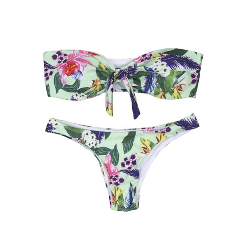 new women s sexy split printed bikini  NSHL10642