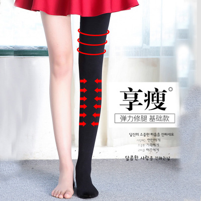 lets slim spring and autumn Show thin the republic of korea pressure Stovepipe socks Legs socks Shaping socks Pantyhose goods in stock wholesale