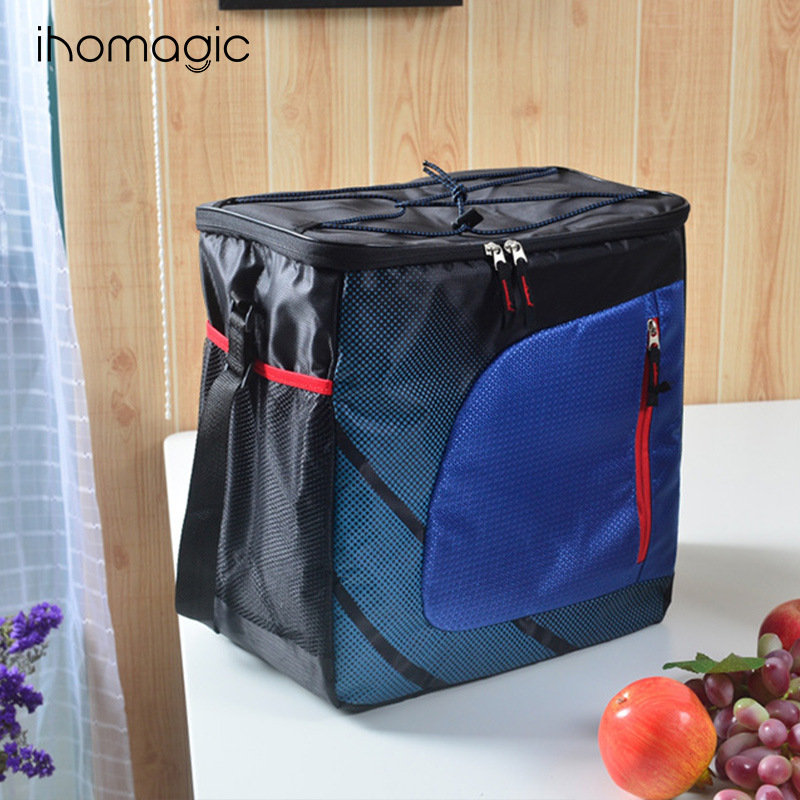 饮料酒水便携式午餐包 手提式牛津布保温包 大容量户外野餐冰包