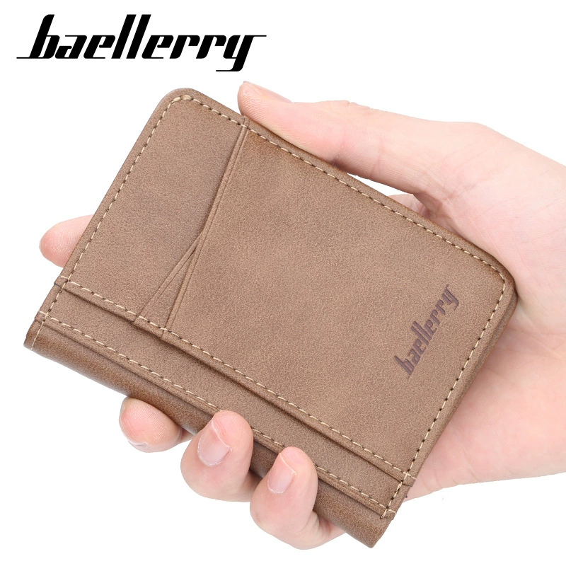 Мужской кошелёк baellerry короткий с отделениями для карт