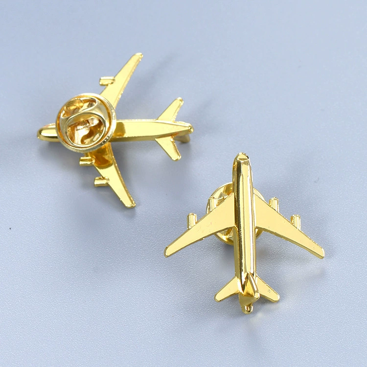 Creative individual badge, airplane, pin, custom-made