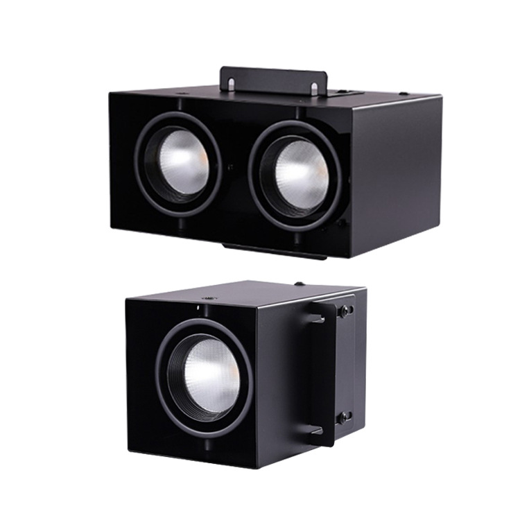 鋁方通吊頂專用led燈方形木方通筒燈格柵方通射燈無邊框LED鬥膽燈