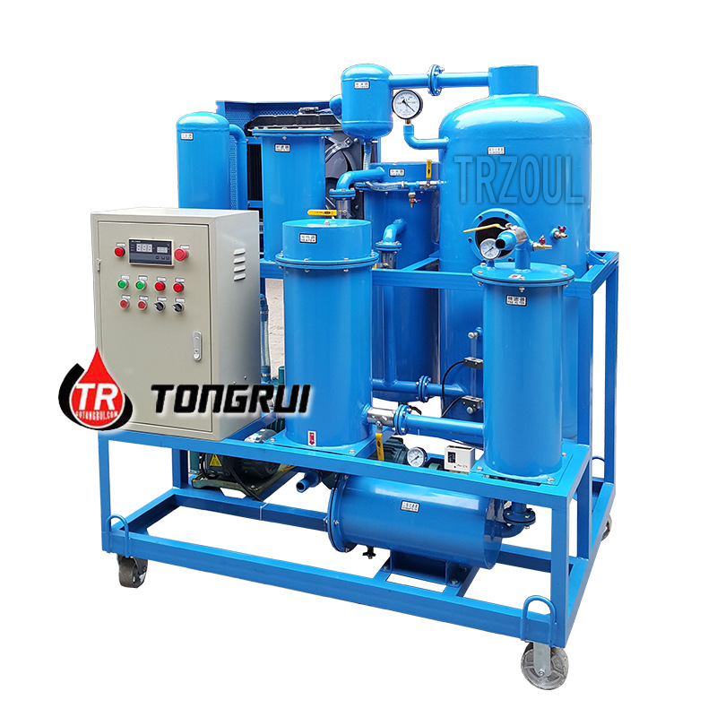 供应ZJD-C-20高粘度润滑油过滤机 220#齿轮油真空脱水过滤设备