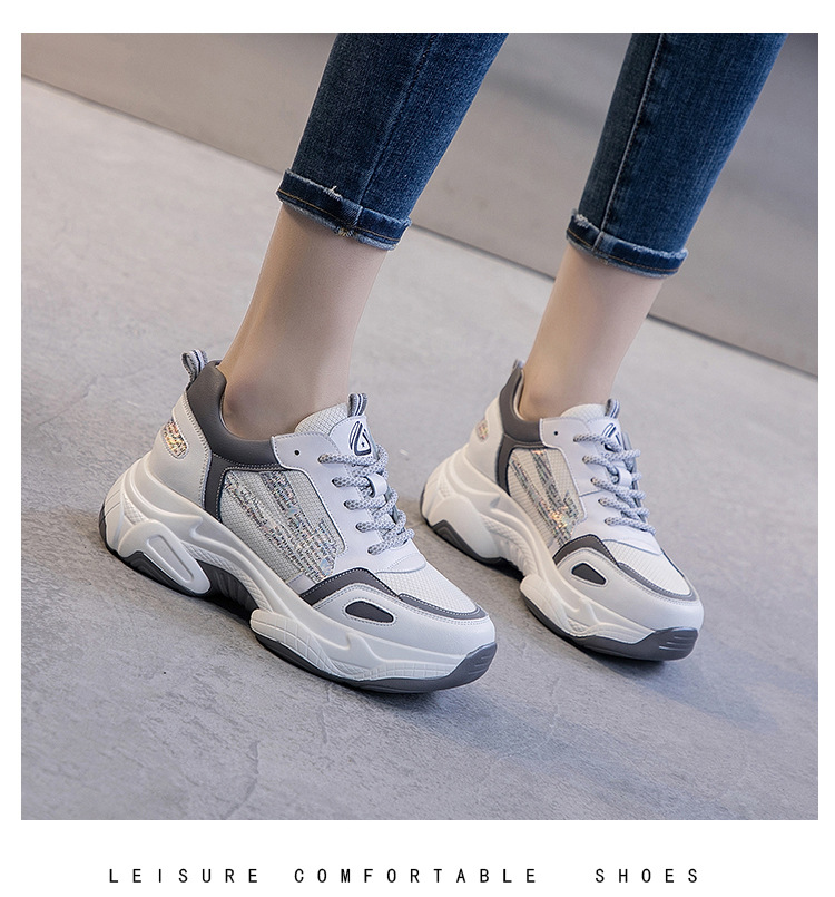 Chaussures de sport femme KANGMEI en En cuir - Ref 3421093 Image 26