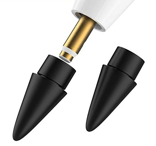 Запасная игла для Apple Pencil (1-го и 2-го поколения), универсальная мягкая наконечник, 90°–160° письмо