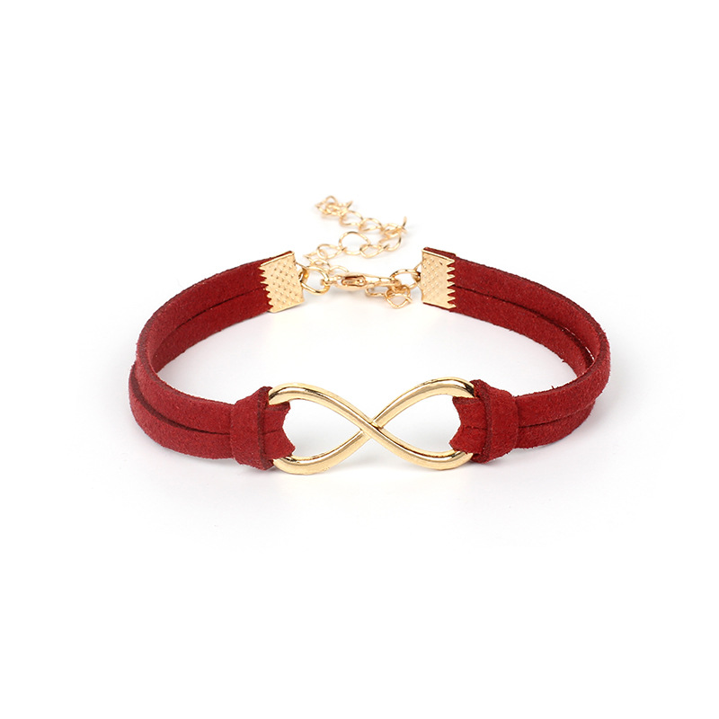 4g Weight No Inlaid Inlay Material Bracelets Classification Anniversary, Business, Travel Occasion Letter Pattern Women'S Gender Plating Design Simple Style Style Light Green, Grey, Rose Red, White, Beige, Red, Green, Blue, Black Color Fashion Braided Velvet Adjustable Bracelet 4