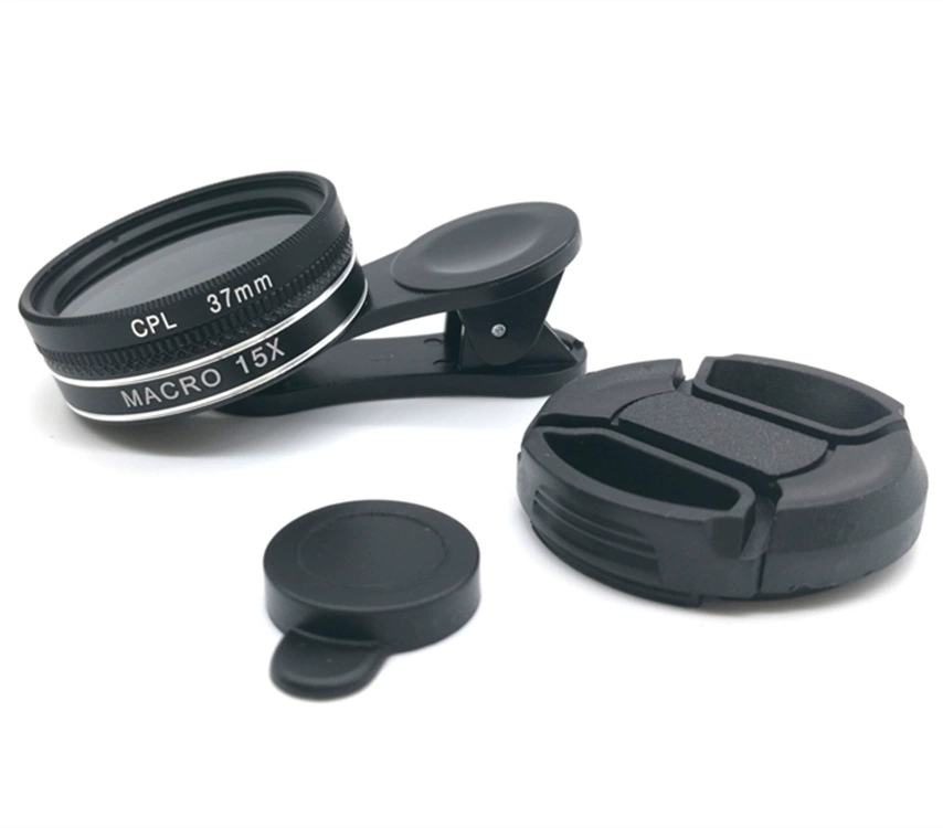 Макро объектив мобильного телефона 17 мм Макро объектив 4K HD Один Макро Объектив 15X Внешний объектив мобильного телефона