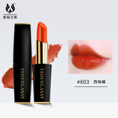 廠家直銷絲絨保濕半啞光口紅 防水不易脫色唇膏滋潤口紅貼牌加工