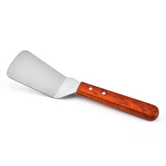 Factory Direct Selling Stainless Steel Multifunctional Spatula with Wooden Handle Pizza Spatula Steak Spatula Multi-purpose Spatula Handheld