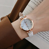 Universal small sophisticated watch, simple and elegant design, thin strap