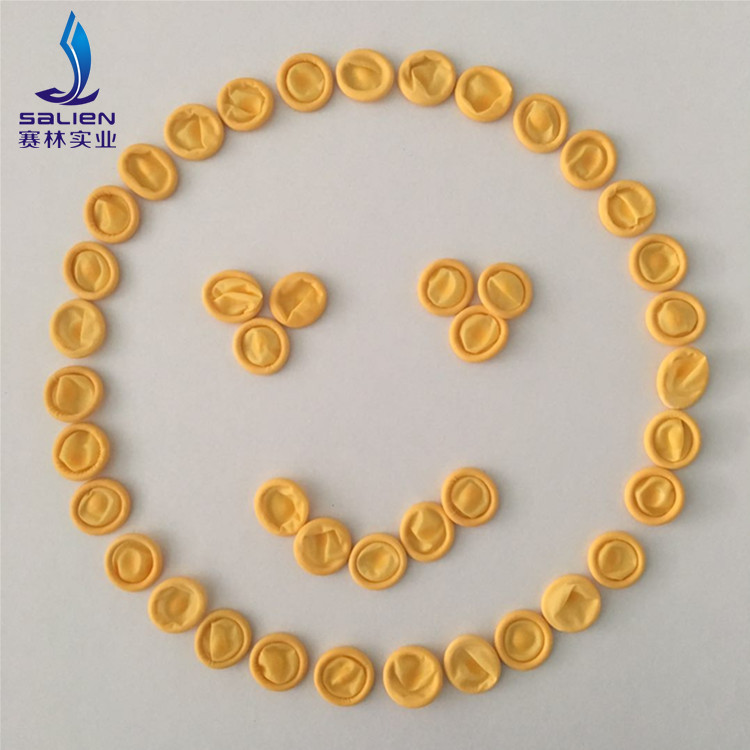 现货低价销售！穿戴舒适米黄色防静电手指套