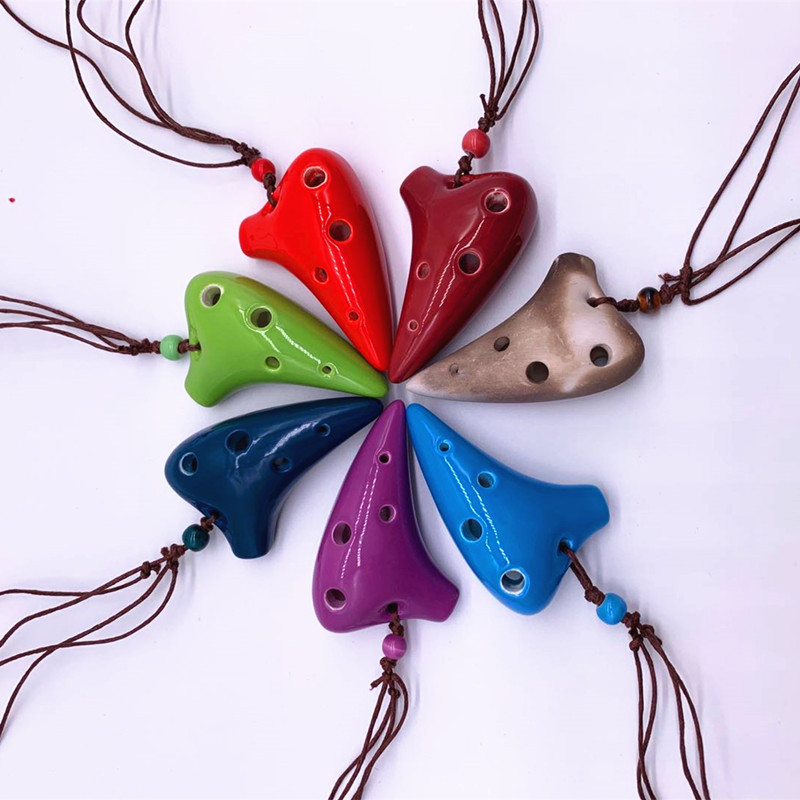 陶笛6孔SC  迷你陶笛 景点旅游纪念批发 地摊玩具 音色优美